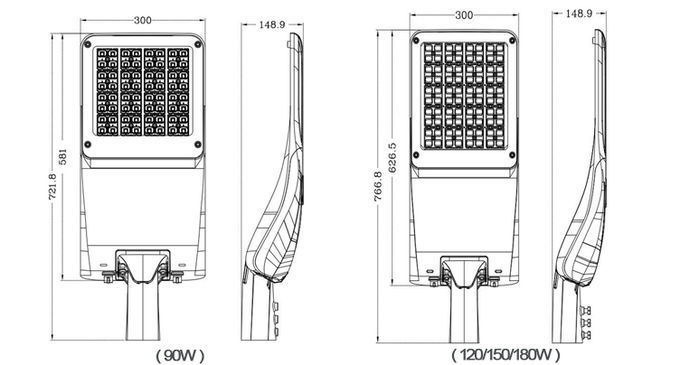 2020 Hot sale Outpt street led lights with motion serson for highway display