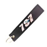 Artisan-Crafted Dual-Tone Keychains | Precision '787' Embroidery + Washable