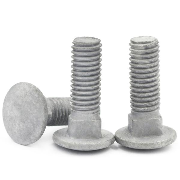 Black ZP HDG Hot Dip Galvanized DIN603 Grade 4.8 8.8 10.9 12.9 Carriage Coach Bolt