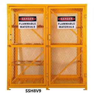 Wholesale Gas Cylinder Storage Cabinets powder coated for USA , Europe safety storage, safety storage cabinets from china suppliers