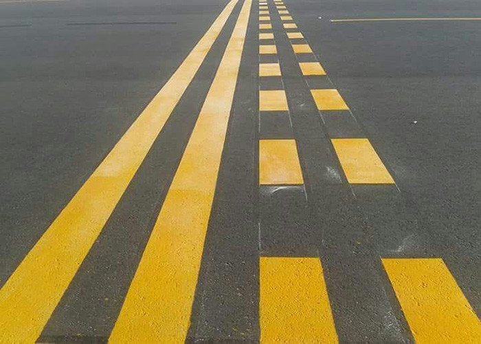 Reflective Thermoplastic Road Marking Paint With 20% Glass Beads For Pavement Marking