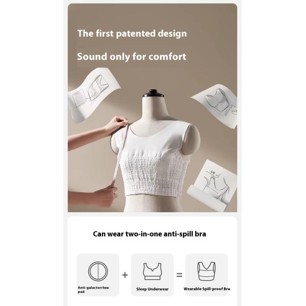 Disposable Wearable Nursing Bra With Soft Absorbent Breast Pads For Maternity Night Use OEM