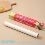 5m 10m 20m Food Oil Proof Tray Household Cake Silicone Paper In Roll With Metal