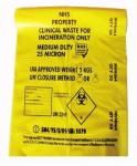 Clinical biohazard waste bags, disposable plastic medical biohazard bag, Medical