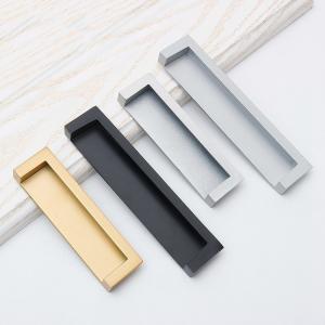 Wholesale 200mm Furniture Zamak Hidden Handles And Knobs Gold Silver With Screws from china suppliers