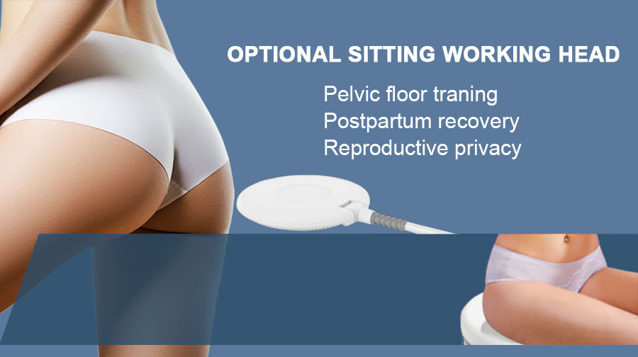 2 Handles Ems Sculpting Machine Postpartum Repair, Ems Muscle Building Machine