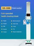 Coin operated Ultrasonic Digital Height Weight Blood Pressure Scale Body Fat