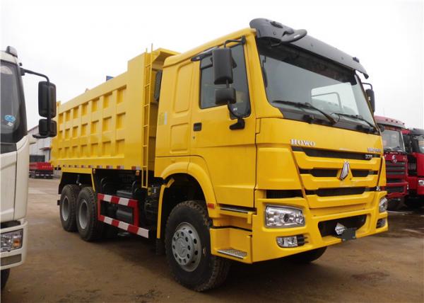 Quality HOWO 6x4 Heavy Duty Dump Truck , 18M3 20M3 U Shape 30 Ton 25 Ton Dump Truck for sale