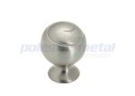 Brushed Nickel Cabinet Hardware Zinc Alloy Modern Round Cabinet Knobs