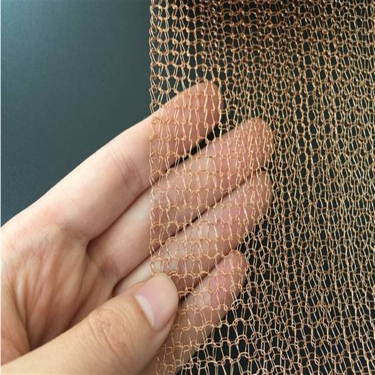 Industrial Filtering Knitted Stainless Steel Mesh High Temperature Resistance
