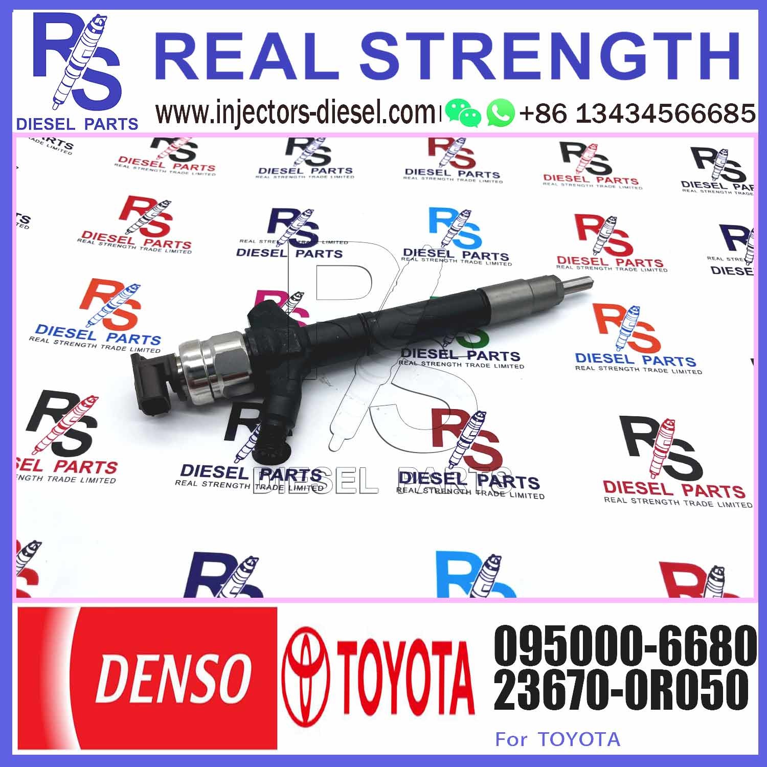 Injector Nozzle 23670-0R130 23670-09230 Injector For Toyota 1AD-FTV 2AD-FTV Common Rail Injector 095000-7320 095000-6680
