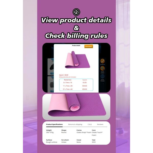 Locker Vending Machine | Yoga Mat & Gym Gear Rental System