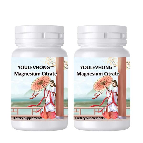 Gluten Free Magnesium Citrate Capsules Bone Health Supplement Promotes Bones And