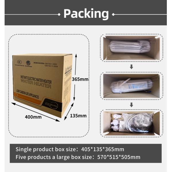 Portable 7KW Bathroom Water Heater Stainless Steel Hot Water Heater