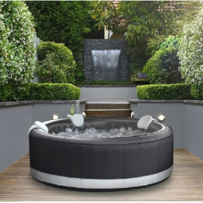 4 Person Outdoor Round Whirlpool Inflatable Hot Tub Protable Massage Bathtubs 4