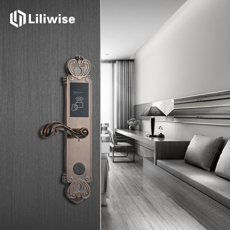 Durable Electronic Hotel Locks , High Security Electronic Key Card Door Locks