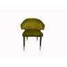Buy cheap Backrest Wrought Iron Upholstered Dining Chairs from wholesalers