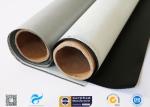 Industrial Fireproof Fiberglass Fabric , 510g Single Side Rubber Coated