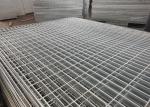 Silver Q235 Stainless Steel Floor Grating Hot Dip Galvanized High Strength