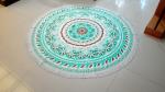 100% Cotton Material Mandala Round Towels