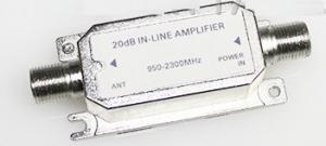 Wholesale 500mA Satellite Inline Amplifier Signal Booster 20dB 2400MHz from china suppliers