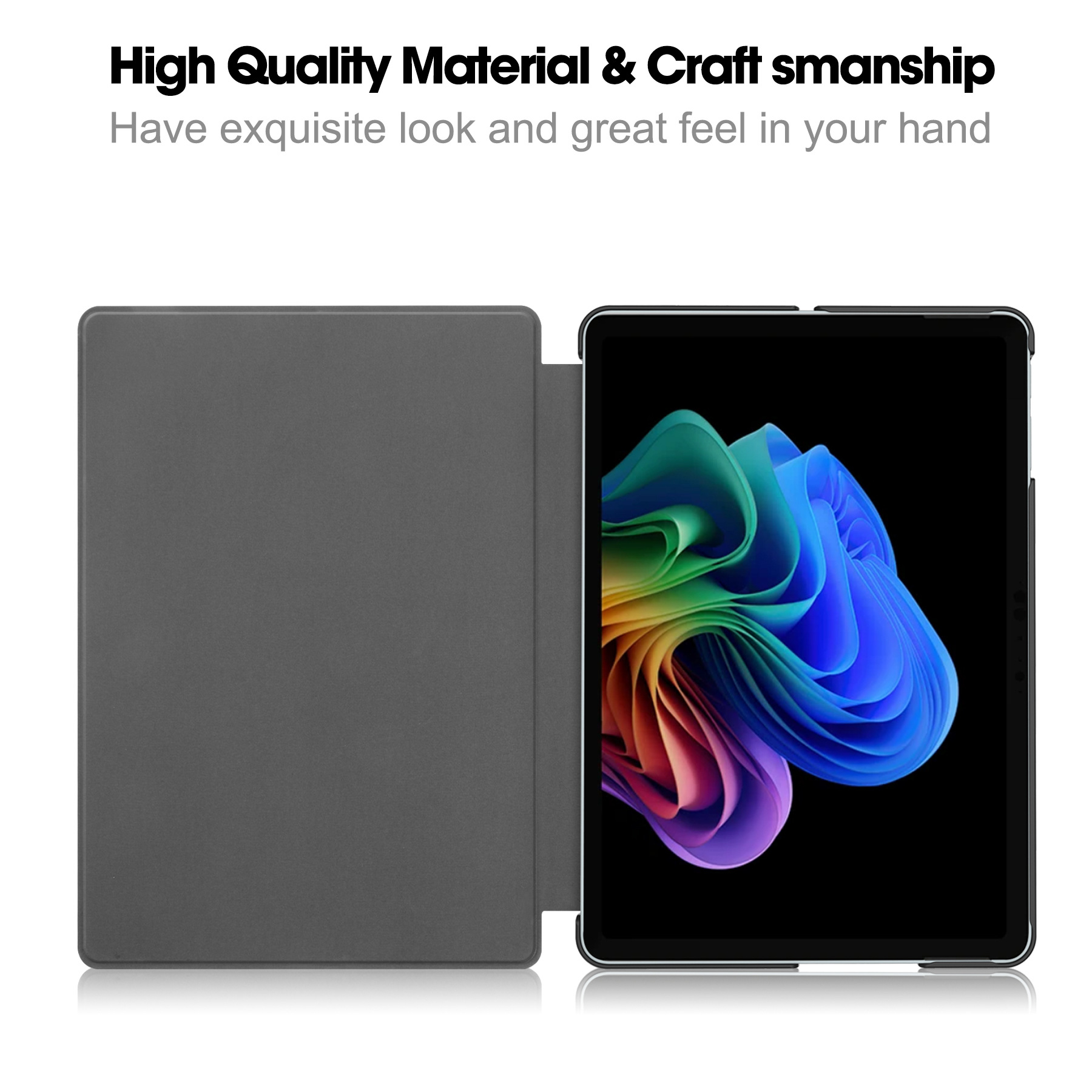 Custom Anti-Collision Leather Tablet Case for Microsoft Surface Pro 4 5 6 7 7+ 12.3 Inch Precise Cutouts Multi-Angle Stand