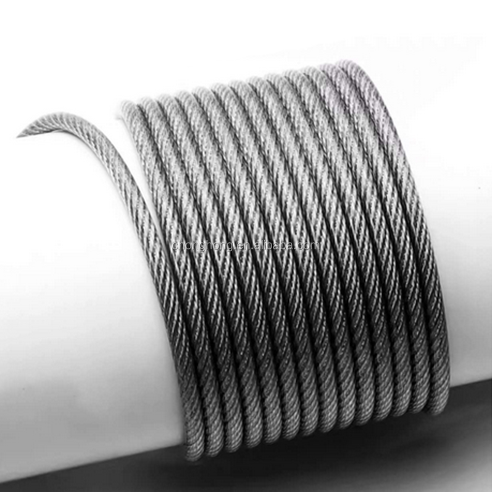 200fts 304 Stainless Steel Cable Wire Rope Strength Cable for Clothes Line Wires Outdoor Yard Craft Trellis Wire 0.8mm