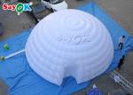 Go Outdoors Air Tent Double Stitching 8m White Inflatable Air Tent / Exhibition
