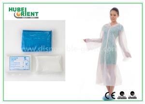 Wholesale Waterproof Disposable PE Visitor Coat/Transparent Plastic PE Disposable Visitor Coats from china suppliers