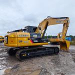 Used Caterpillar 320D2L Hydraulic Excavator 1m³ Bucket Capacity Original CatC7.1