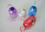 Crimped solid Gift curly ribbon egg Red , white , violet for gift box packing