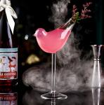 Unique Transparent Bird Shape Juice Beverage Cocktail Glass Bottle 201-300ml For