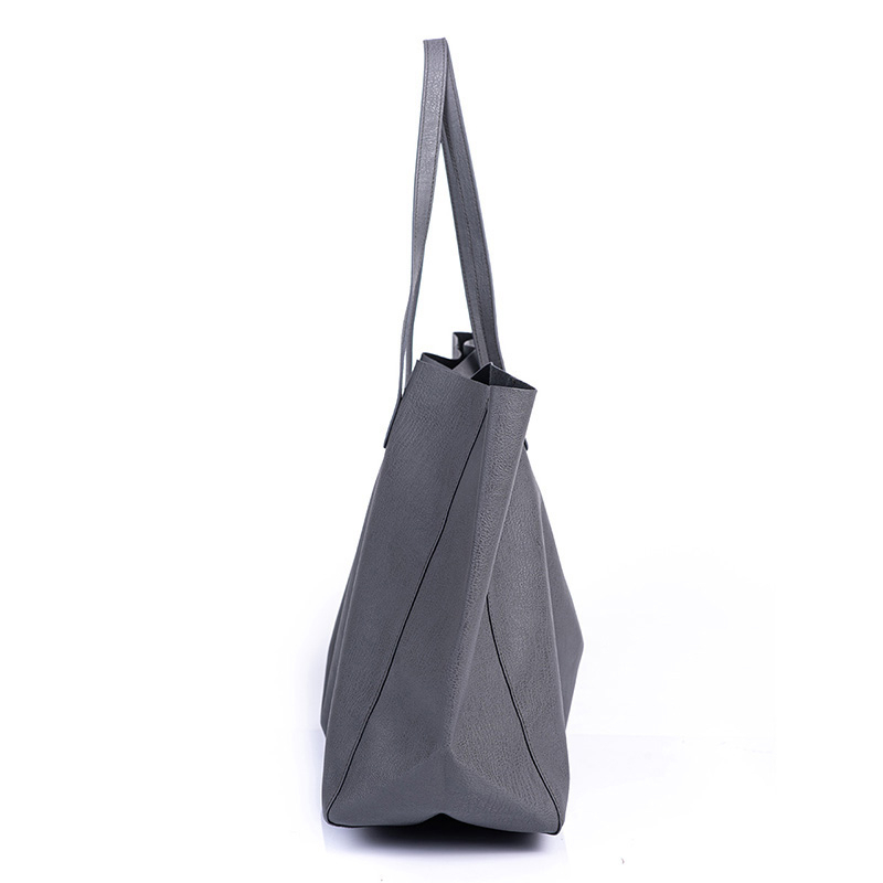 Reusable Women PU Leather Tote Bag L39 x W16 x H30 cm