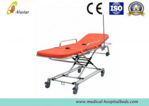 China First Aid Stretcher Aluminum Alloy Ambulance Stretcher Trolley Adjustable Stretcher ALS-S010 on sale