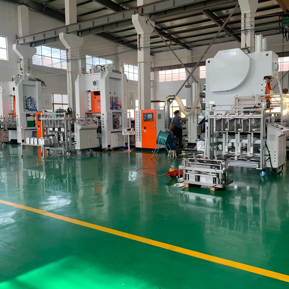SIMENSE Motor 50HZ Aluminium Food Container Making Machine H Colume Frame