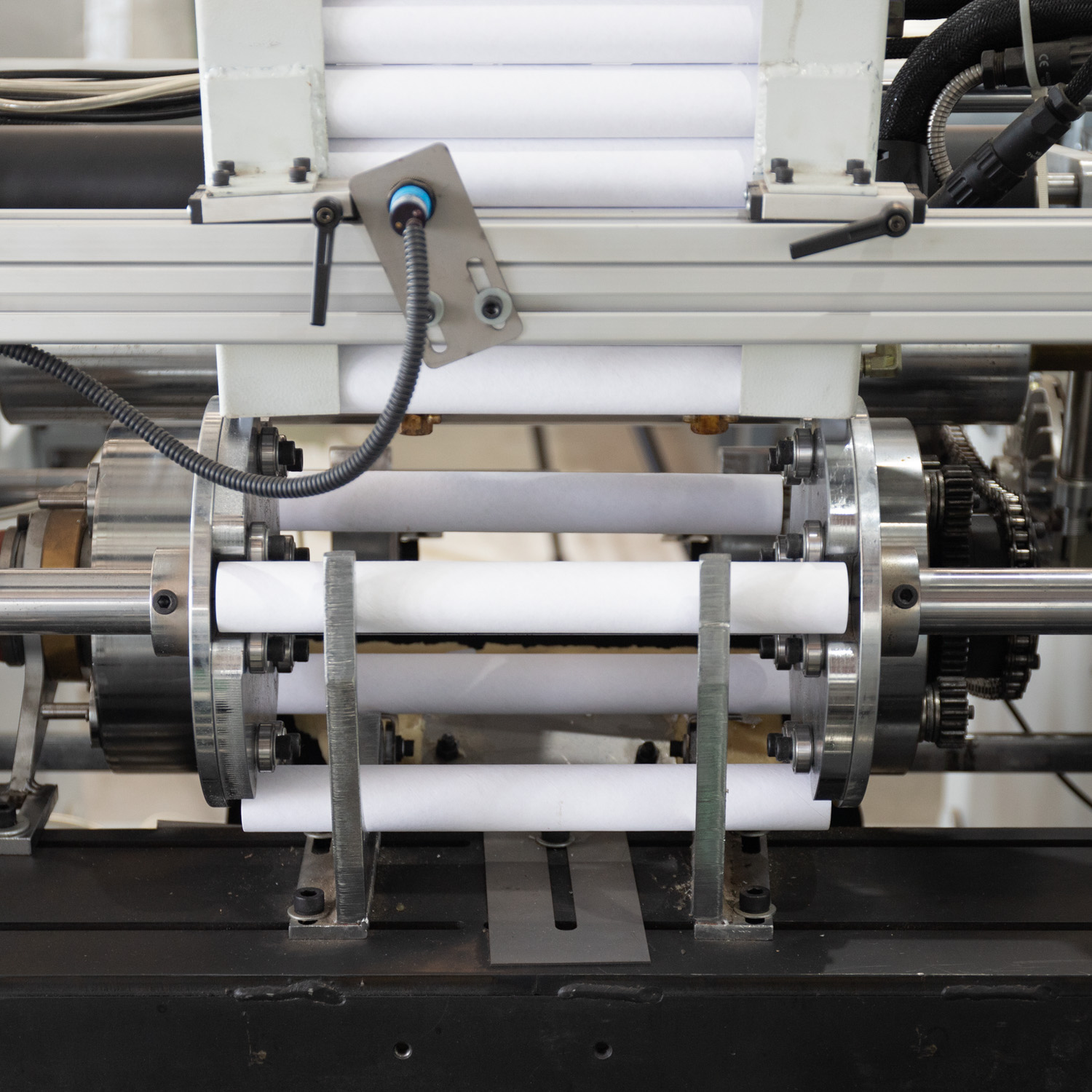 5.5kw End Electric Driven Film Slitting Rewinding Machine for Aluminium Foil Printing
