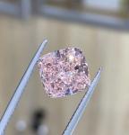 Laboratory Lab Made Pink Diamonds IGI Certified Cushion Shape VS-VVS