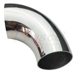 AISI 201 304 316 Mirror Satin 76.2mm 3 Inch OD Stainless Steel Handrail Elbow 1