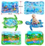 PVC Blue Turtle Water Cushion Water Pad Play Mat Baby Toddler Toy Summer Fun