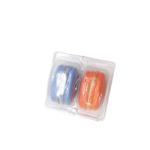 PVC/PET macaron packaging vacuum cut mold blister tray packaging with 2 cavities