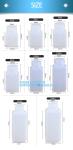 Square Chemical Plastic Biochemistry Medical Reagent Bottle 30ml 50ml 60ml 150ml