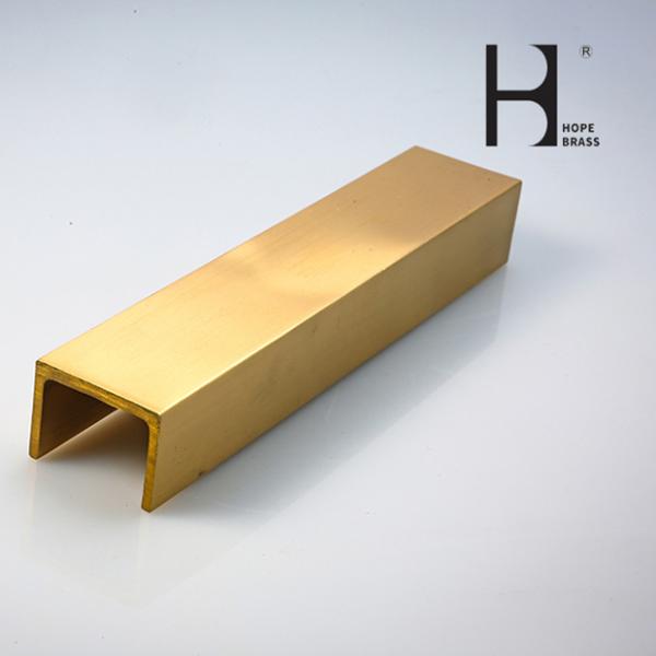 6m Length Brass U Shape Channel C38500 U Shape Tile Trim