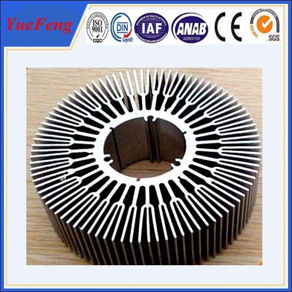 Hot! 6063/606/6082 aluminium cooler, mill finish aluminum extrusion cool