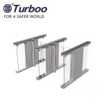 Airports Hotels Sus 304 Turboo Turnstile Barrier Gate 600mm Width