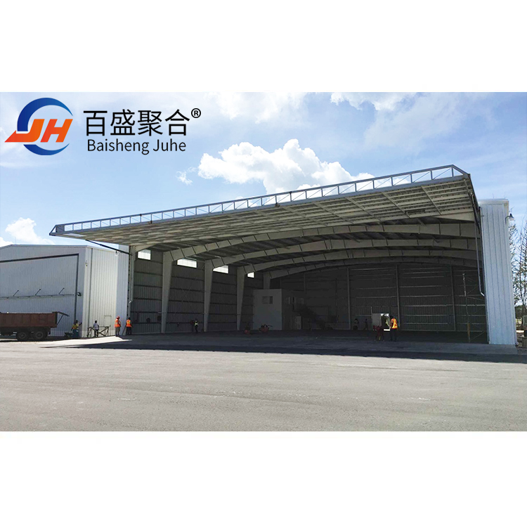 ISO9001 2008/CE/BV Certified Steel Structure Hangar For Commercial And Private Jets