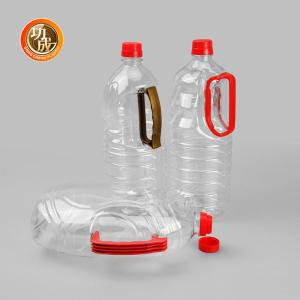 Wholesale 380ml 500ml 760ml Plastic Condiment Bottles Empty Square Edible Oil Bottle from china suppliers