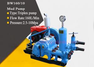 China Triplex Single Acting Mud Pump In Drilling Rig , Reciprocating Piston Pump on sale
