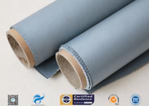 Wholesale Gray Color Silicone Coated Fiberglass Fabric 1150g High Intensity Satin Weave from china suppliers