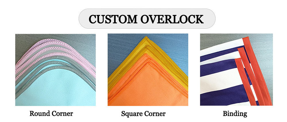Custom Microfiber Beach Towel Surf Poncho Towels Women Man With Mesh Bag
