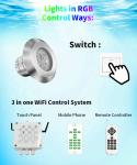 RoHs Resin Filled LED For Swimming Pool , Stainless Steel Underground Pool Light